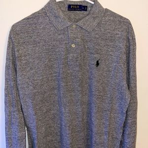 Slim-Fit Mélange Cotton-Piqué Polo Shirt